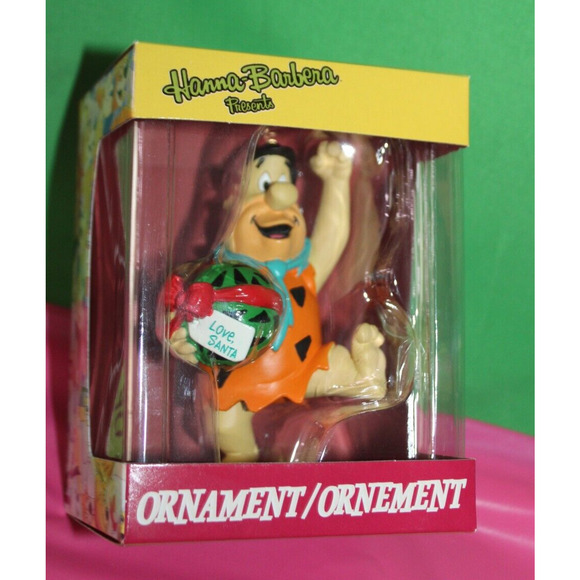 American Greetings Fred Flintstone With Bowling Ball Holiday Ornament AXOR-027p - Picture 1 of 3